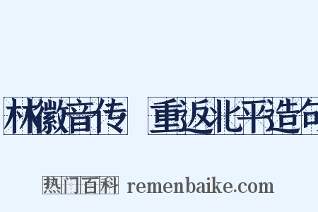 林徽音传·重返北平造句是什么意思的图片